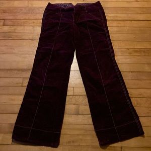 Free People Velvet Wide Leg Pants
